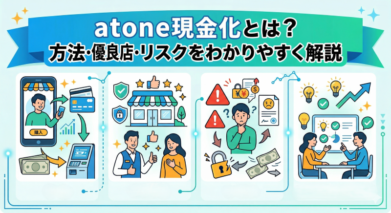 atone現金化とは？方法・優良店・リスクをわかりやすく解説