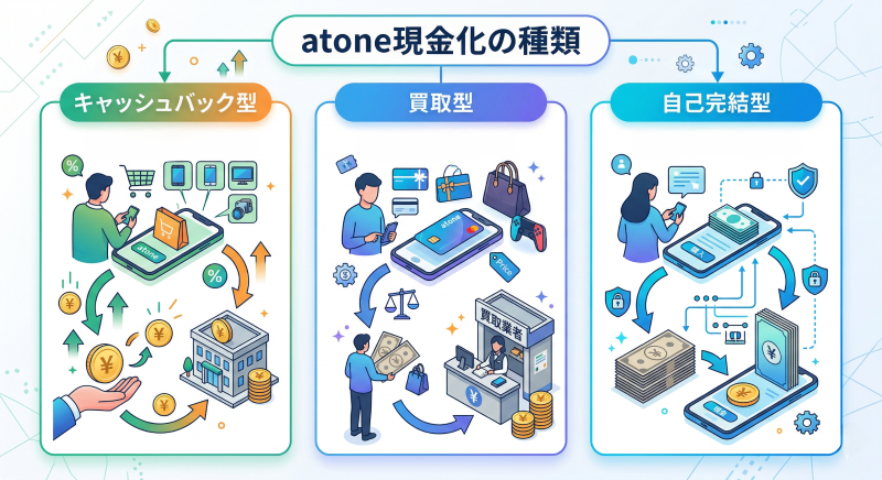 atone現金化の種類