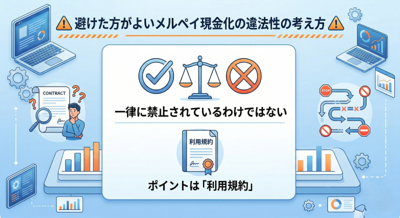 メルペイ現金化の違法性