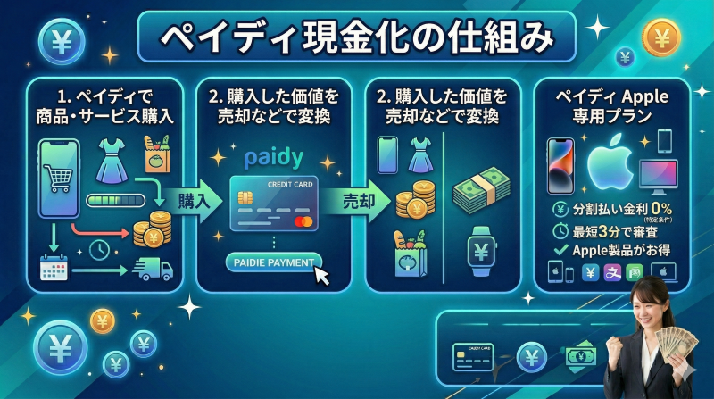 ペイディ現金化の仕組み