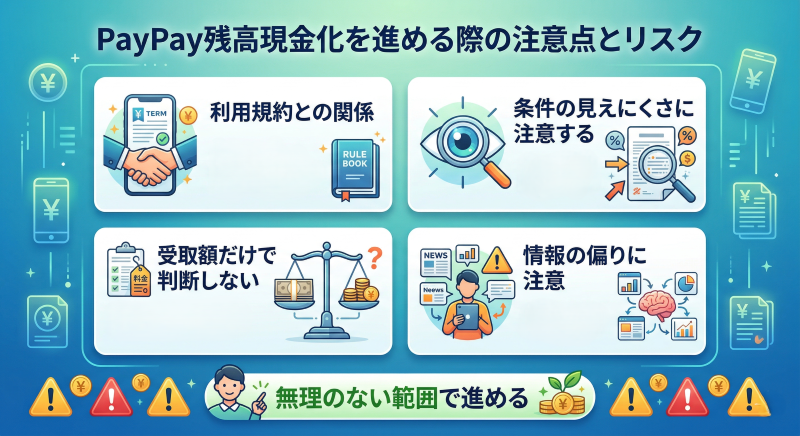 PayPay残高現金化のリスク