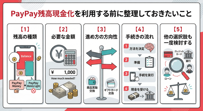 PauPay残高現金化を利用する前の整理