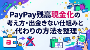 PayPay残高現金化の考え方・出金できない仕組みと代わりの方法を整理
