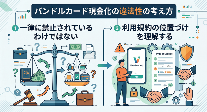 バンドルカード現金化の違法性
