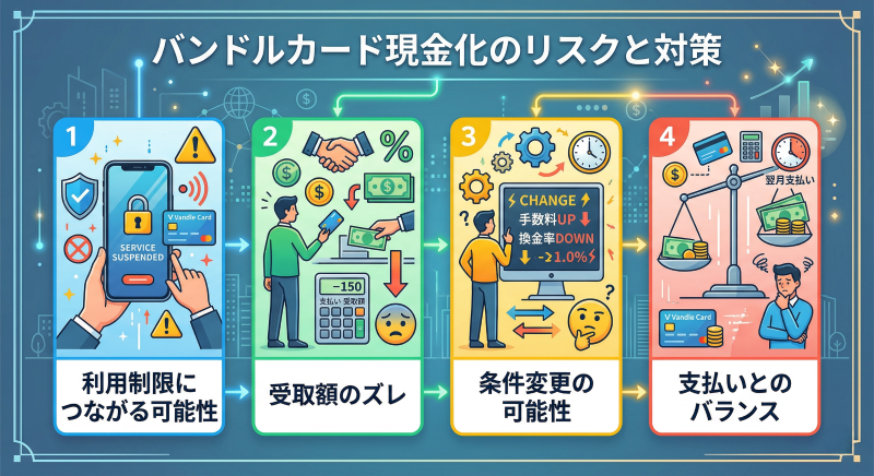 バンドルカード現金化のリスク
